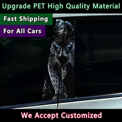 Money Leopard Car B-pillar Decal Waterproof Stickers Auto Center Pillar Sticker Cover Scratches Vehicle Decor Accessories