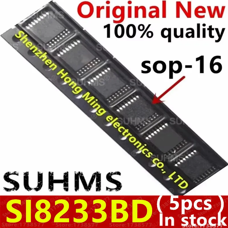 (5piece) 100% New SI8233BD SI8233BD-D-ISR sop-16 Chipset