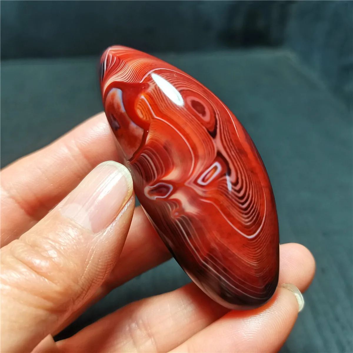 Banded Agate Multi Color, Loose Gemstone, Polished Tumbled, Rock Collection, Natural Stone, Crystal Collection, Table Display