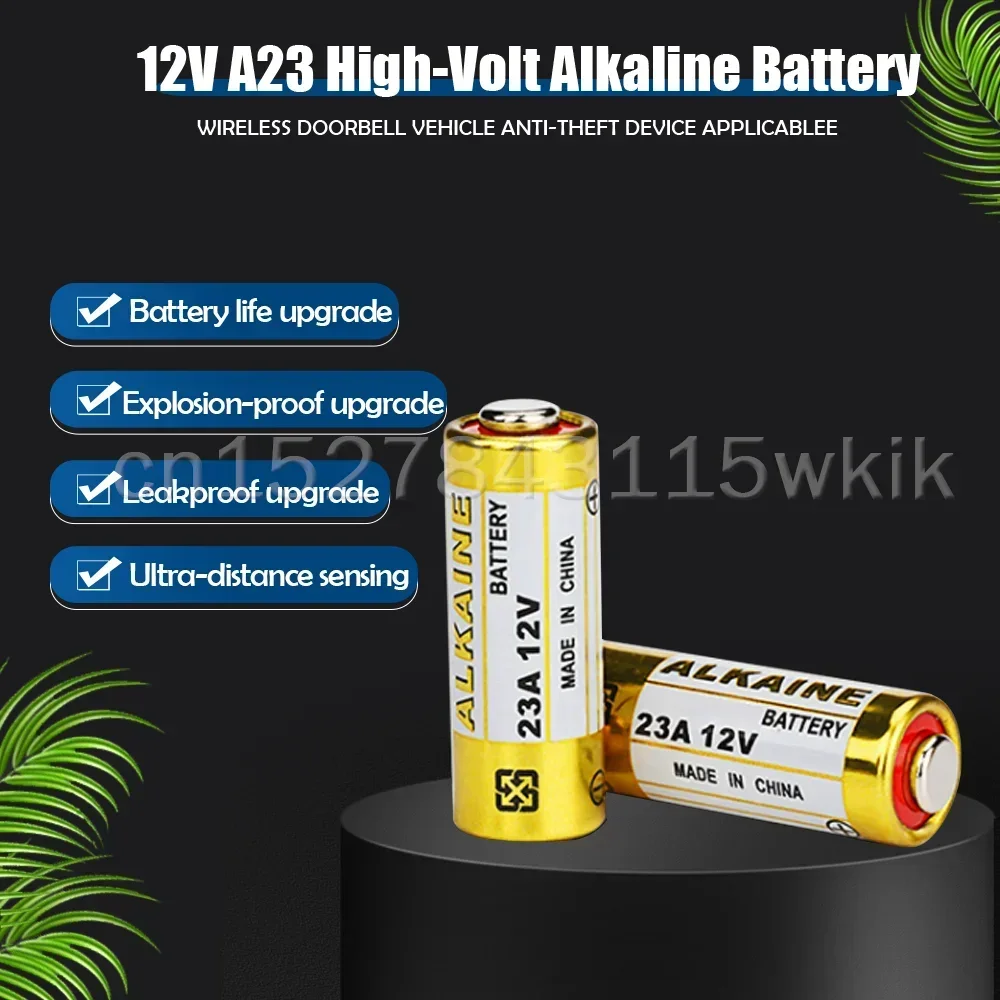 5PCS 12V Alkaline Battery A23 23A 23GA A23S E23A EL12 MN21 MS21 V23GA L1028 GP23A LRV08 For Remote Control Doorbell Toy Dry Cell