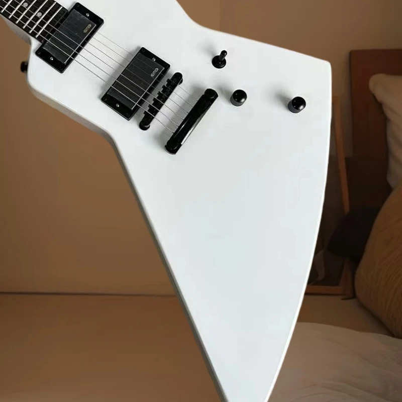 

40 Inch Cream White Ex Rosewood Neck Electric Guitar Free Delivery Rock Music