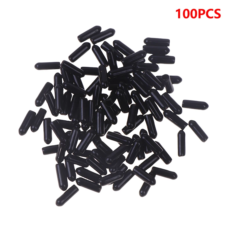 100 STKS Prong Kraag Covers 100 Stuks Zachte Rubberen Tip Hond Pinch Training Kraag Tips 2mm 2.5mm 3mm 3.5mm Comfort Tips