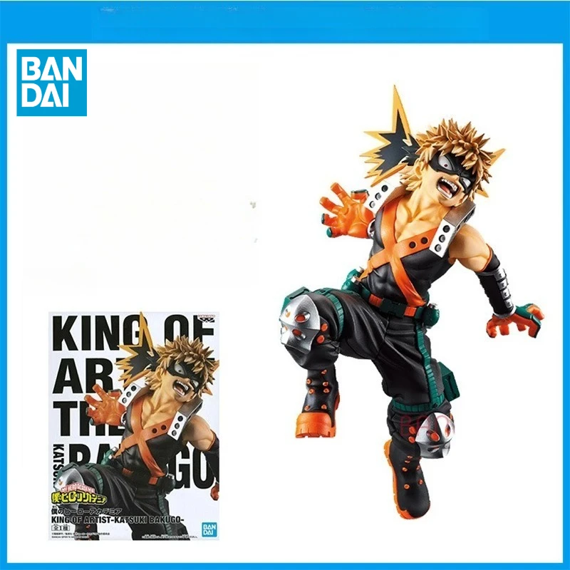 

Bandai оригинальная аниме-фигурка My Hero Academia Bakugou Katsuki, экшн-фигурки, текстура, куклы, игрушки, коллекционные украшения, фестиваль
