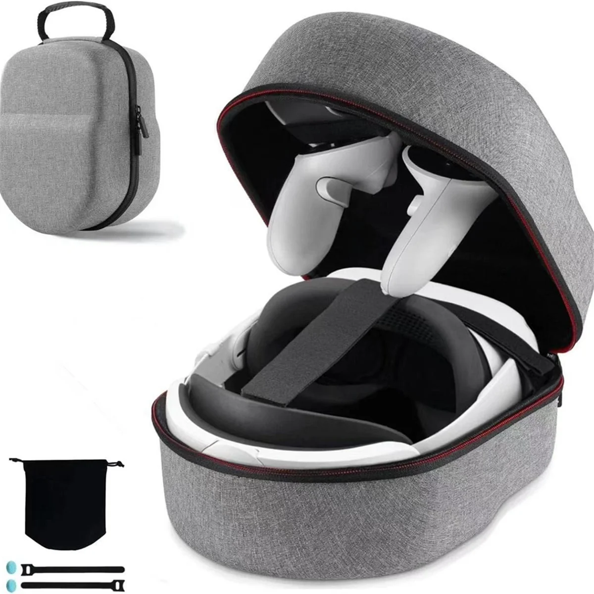 Portable Storage Bag for Oculus Quest 2 VR Shockproof Travel Carrying Case for Meta Quest 3/Quest 2 Accessories-B