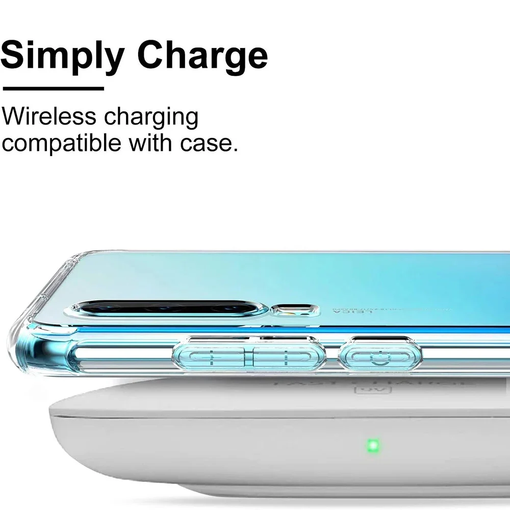 حافظة لهاتف هواوي P40 P30 P20 lite pro من السيليكون بولي يوريثان غطاء خلفي ناعم لهاتف هواوي P20 P30 P40 Pro طبعة جديدة غطاء شفاف