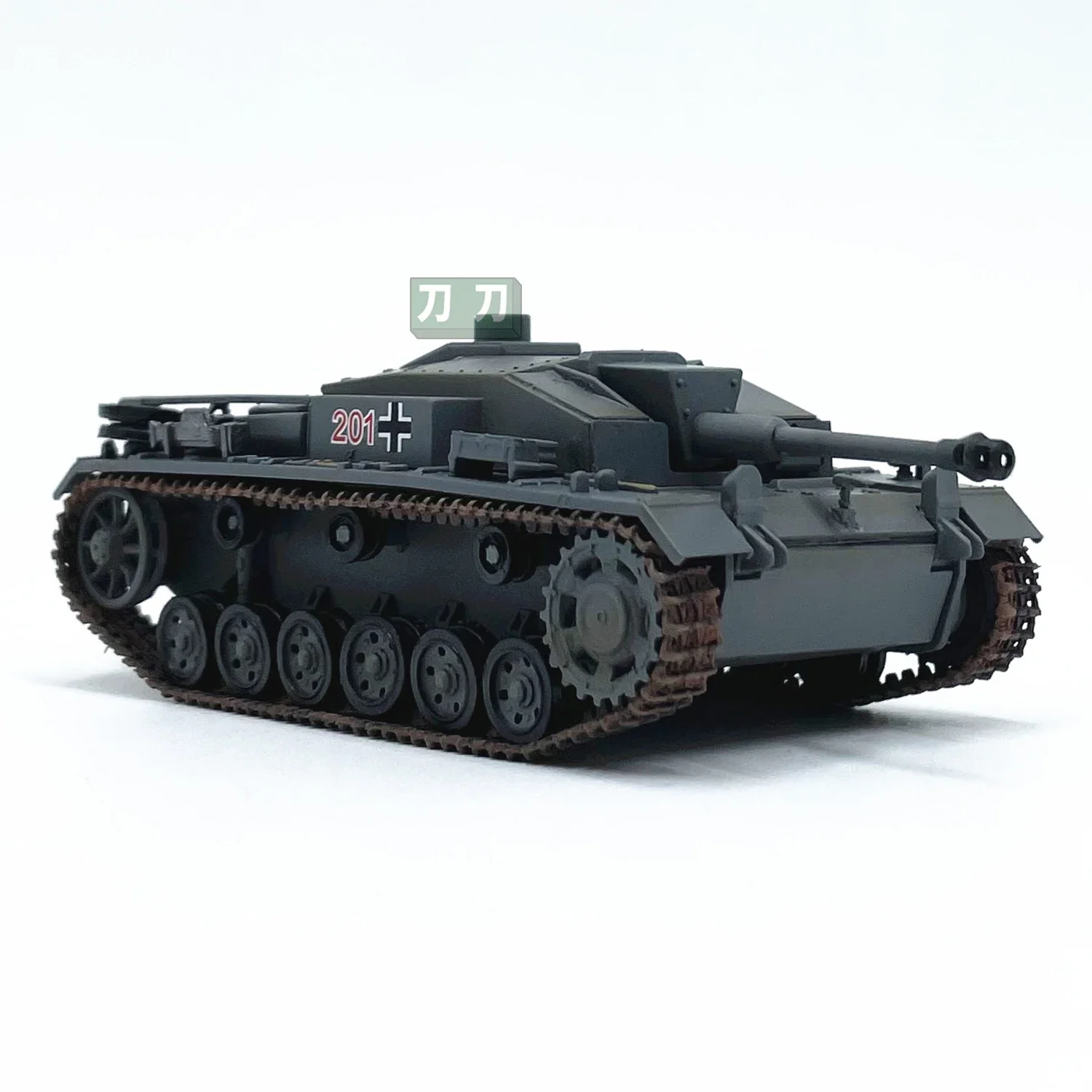 1:72 Scale German No. 3 F Militarized Combat Crawler Tank Simulation Model 36146 Collectible Gift