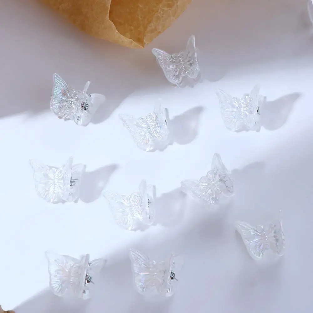 

Duckbill Clip Resin Temperament Butterfly Korean Style Hair Clip Small Side Clip Women Hair Accessories Transparent Hair Claw