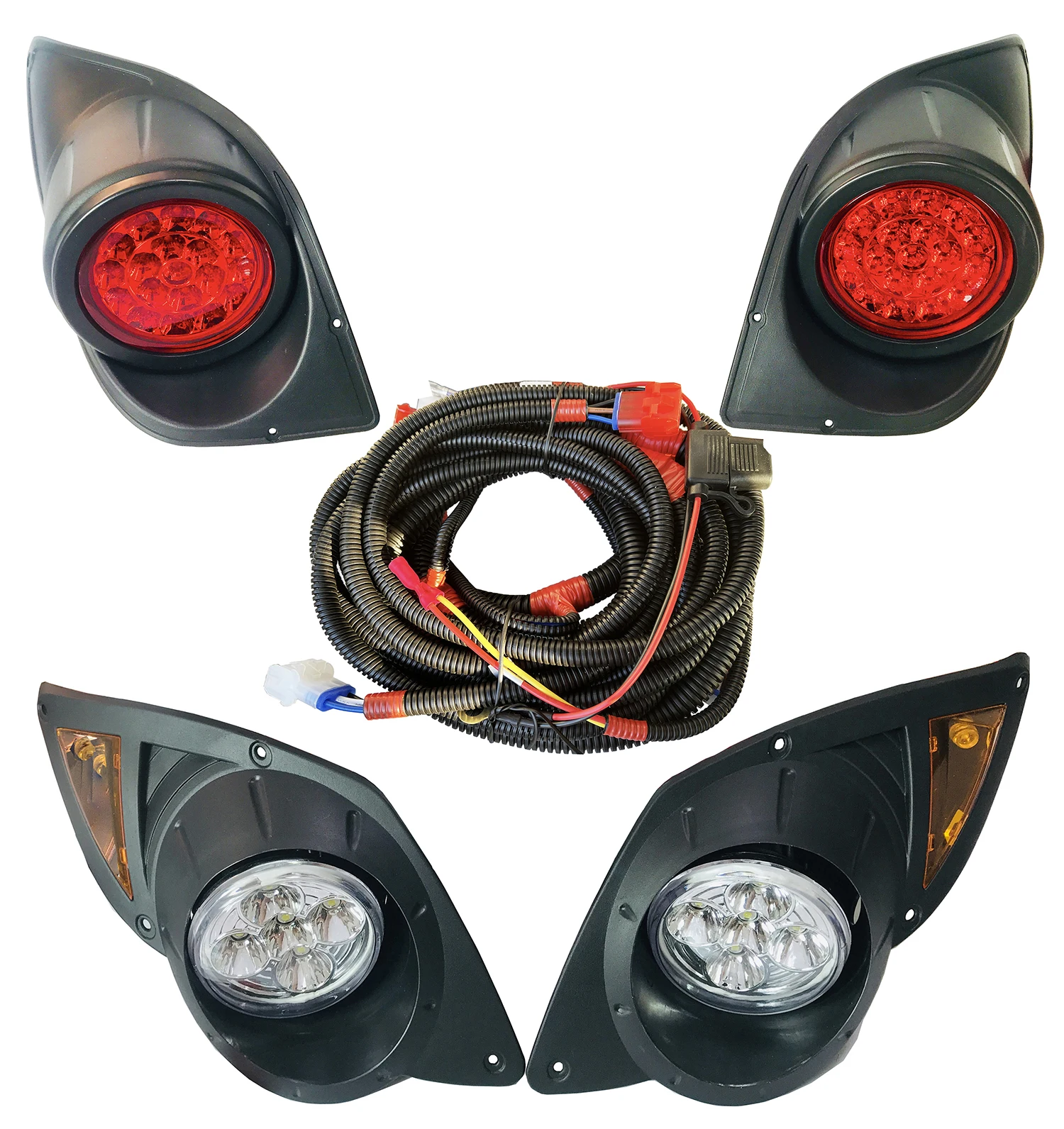 Golf Cart Yamaha LED Light Kit With LED Taillights Fits Yamaha G29 Drive 2007+