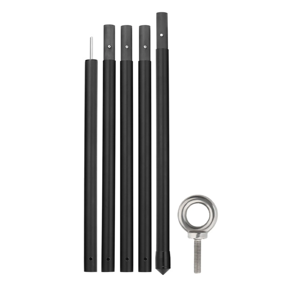 أقطاب قماش القنب من ألياف الكربون، قضيب قابل للتعديل، أقطاب التخييم، أقطاب ألياف الكربون، استخدام خارجي، تركيب بسيط، تخزين سهل #2