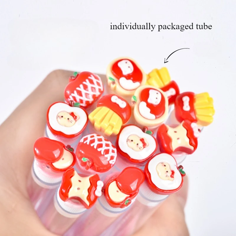 10PCS/Pack Random Style Tube Mascara Brush Women Mascara Brushes Tube Brush Red Cat Apple Eyelash Brush Eyelash Spoolies Makeup