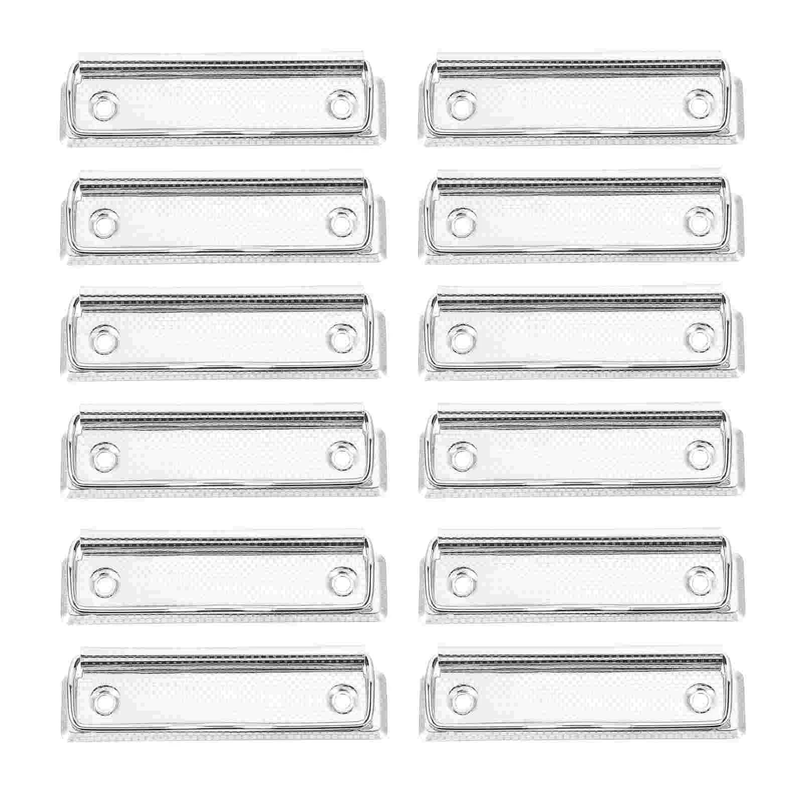 

Office Clipboards Clips Stationery Plate Holder Writing File Clamp Clamps Silver Iron