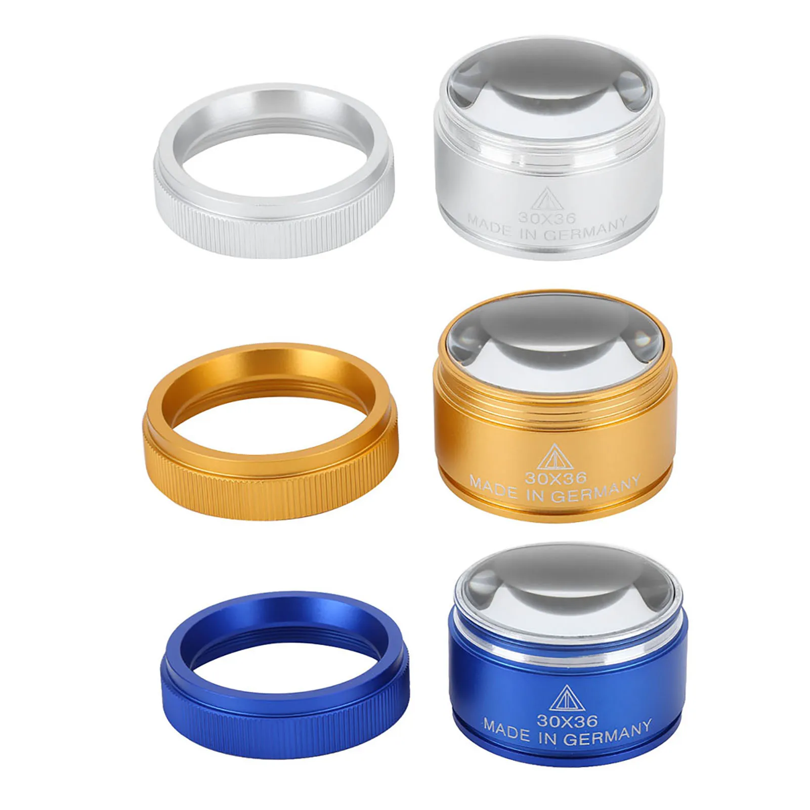 عدسة مكبرة 30X عدسة مكبرة محمولة لتحديد المجوهرات عدسة مكبرة 30X عدسة مكبرة محمولة