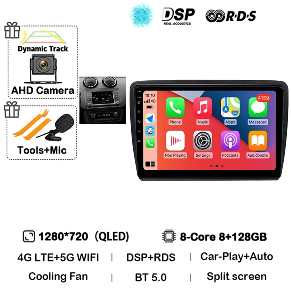 Car Radio For Seat Ibiza 2016 - 2017 2K Android 16 Multimedia Video Player GPS 4G CarPlay Auto Wireless Stereo No 2Din image 3