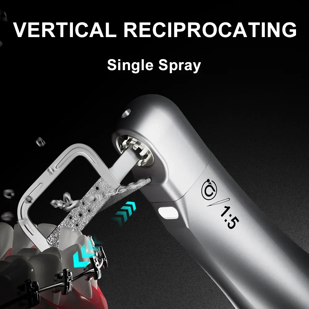 

AI DENTAL Smile Series SEVA4-1L Оптический стоматологический ортодонтический контругловой наконечник 4:1 Низкоскоростной вертикальный возвратно-поступательный инструмент для полости рта2