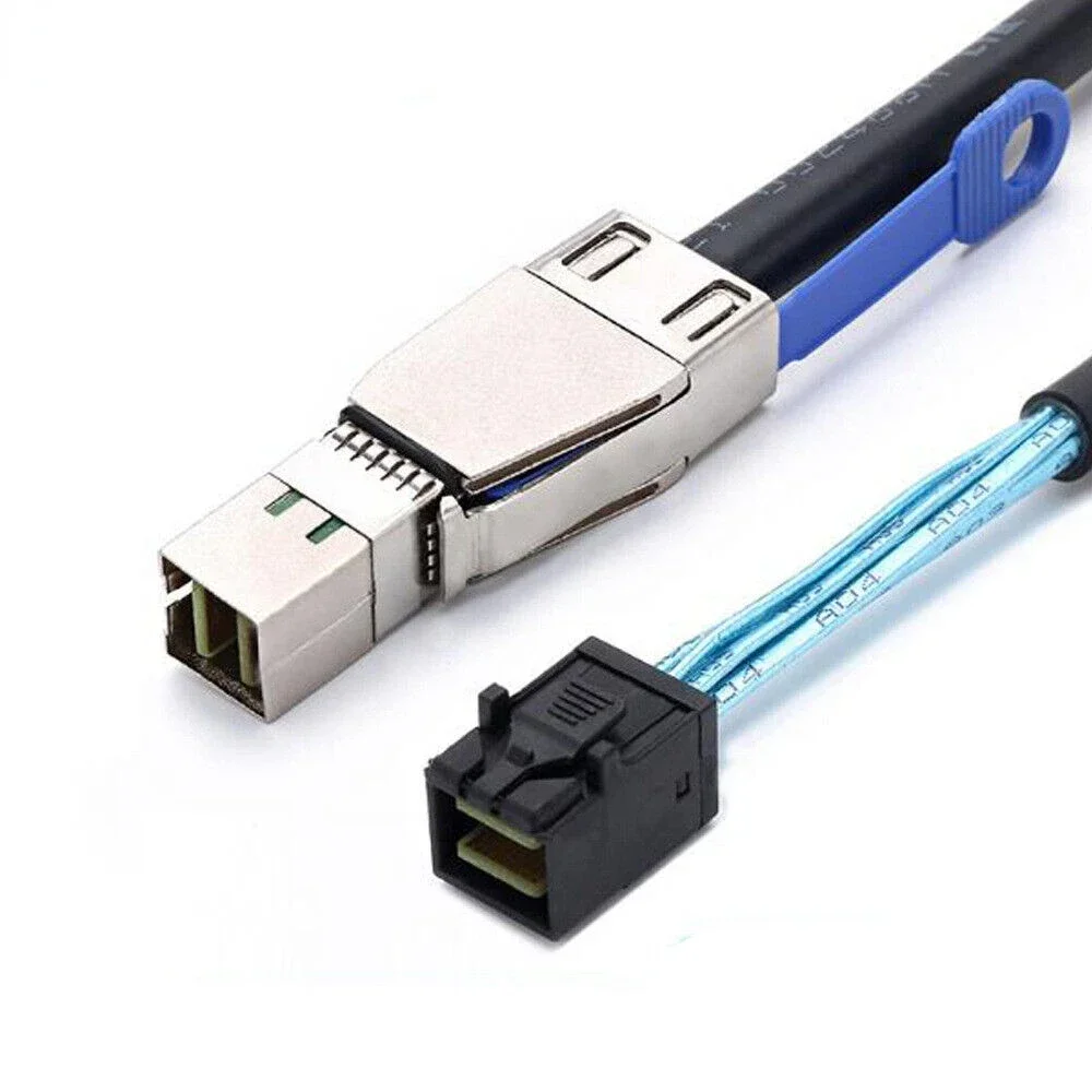 

Mini SAS SFF-8644 with IC to SAS SFF-8643 Server Connection Cable