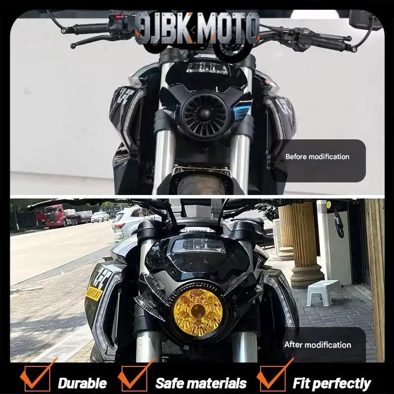 

【Perfect fit】For BENDA LFC700 headlight assembly and high beam LED headlight modification