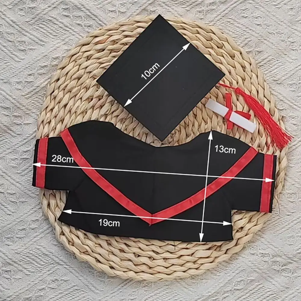 Afstudeerpak past op 30 cm pluche beer kledingaccessoires Maak je eigen knuffelpoppen speelgoed afstudeerfeestcadeau