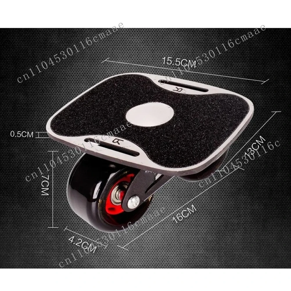 

New Split Skateboard Durable Deck Strong Material Wheel Skateboard Road Skateboard Black