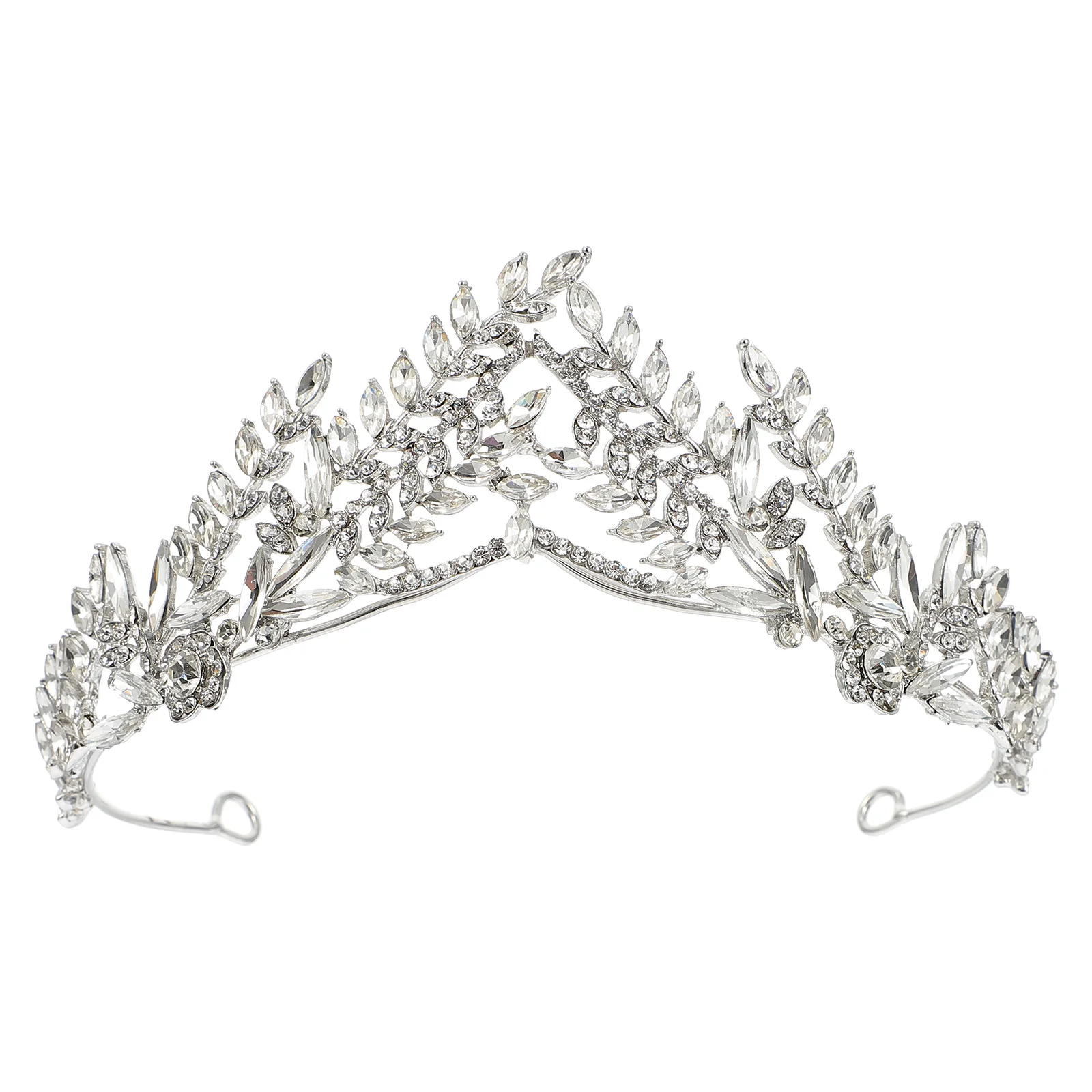 

Rhinestone Bridal Wedding Headband Crown Leaves Hair Accessories Elegant Wedding Hair Jewelry Bridal Headpiece