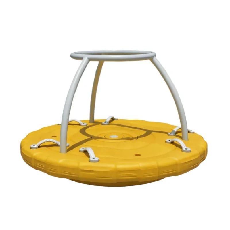 Outdoor Plastic Children Turntable Swivel Chair Safety Interactive Play Equipment for Park Community Kindergartens 1-3 Years