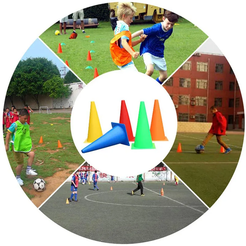 Plastic Ringen Markering Vat Set Kids Ring Toss Booth Carnaval Tuin Sport Speelgoed Gooien Snelheid Training Games Willekeurige Kleur