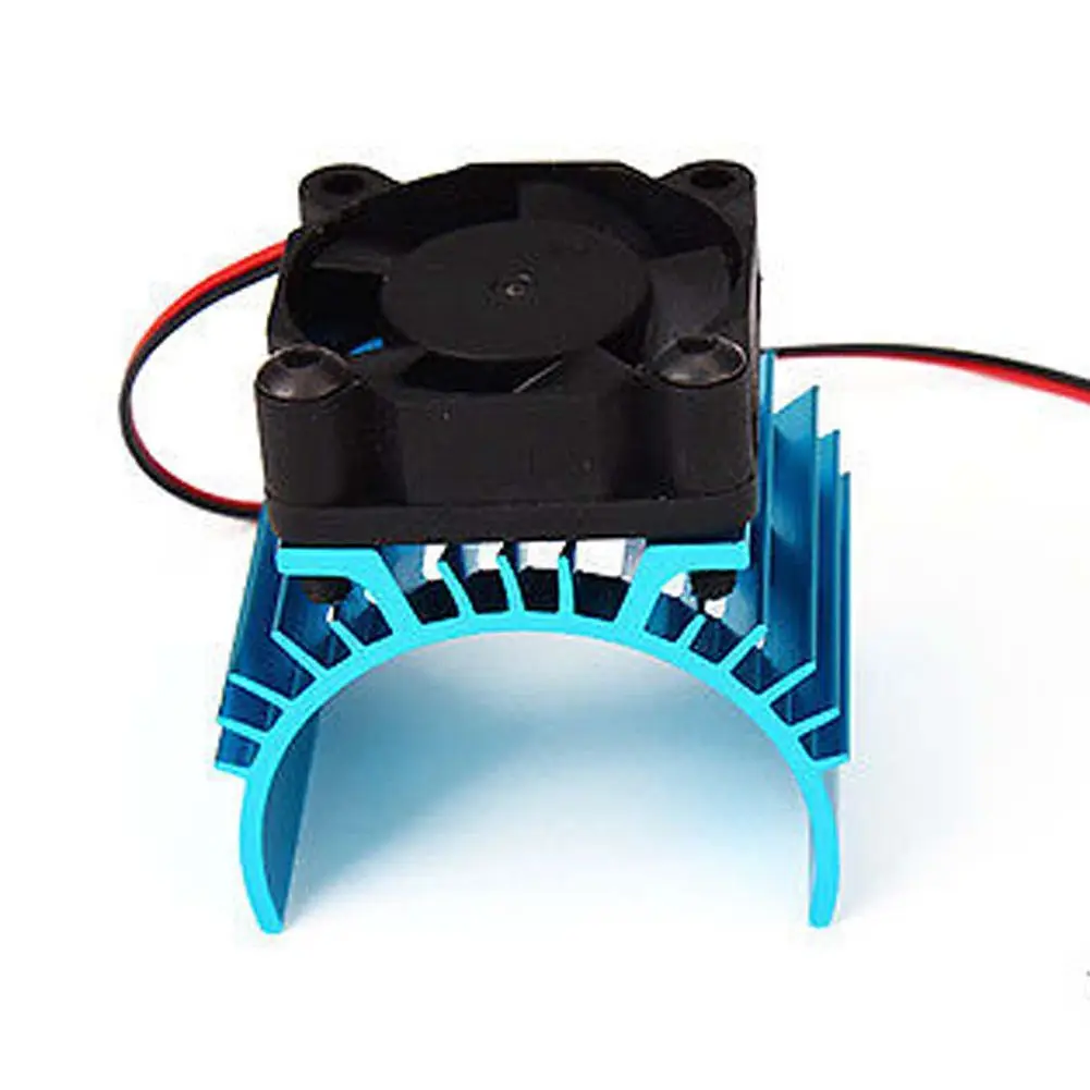 Cooling Fanmeta Heat sink with 5V Cooling Fan for 1/10 RC Car 540 550 3650 Size Motor