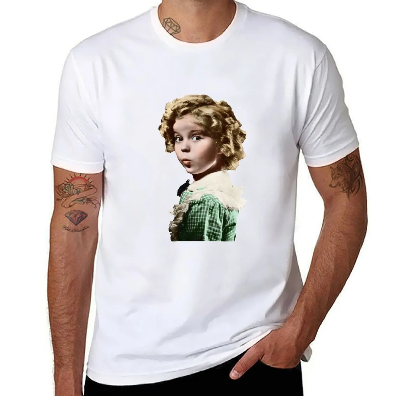 

Футболка Shirley Temple Oh My Goodness, мужские футболки с принтом, мужские футболки для мужчин