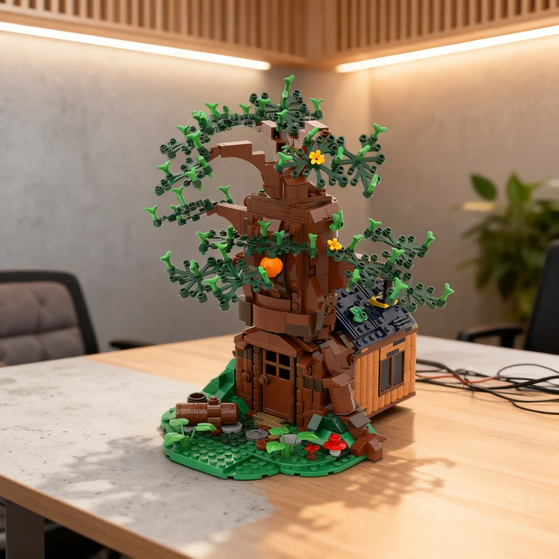 

880 деталей MOC: Конструктор «Винни-Пух» (модель CUUSOO) – Креативный подарок для сборки и декора, премиум-класс, для взрослых и детей, настольный набор