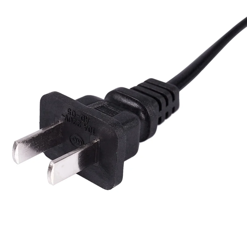 

FEDI-10X US Plug 1.8M Power Cord On/Off Button Switch AC110V 3A AC250V 6A Black