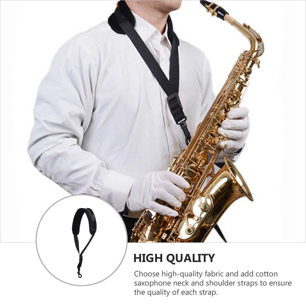 Saxophone Strap Holder Tool Shoulder Neck Universal Belt Sponge Accessories Sling for Beginners