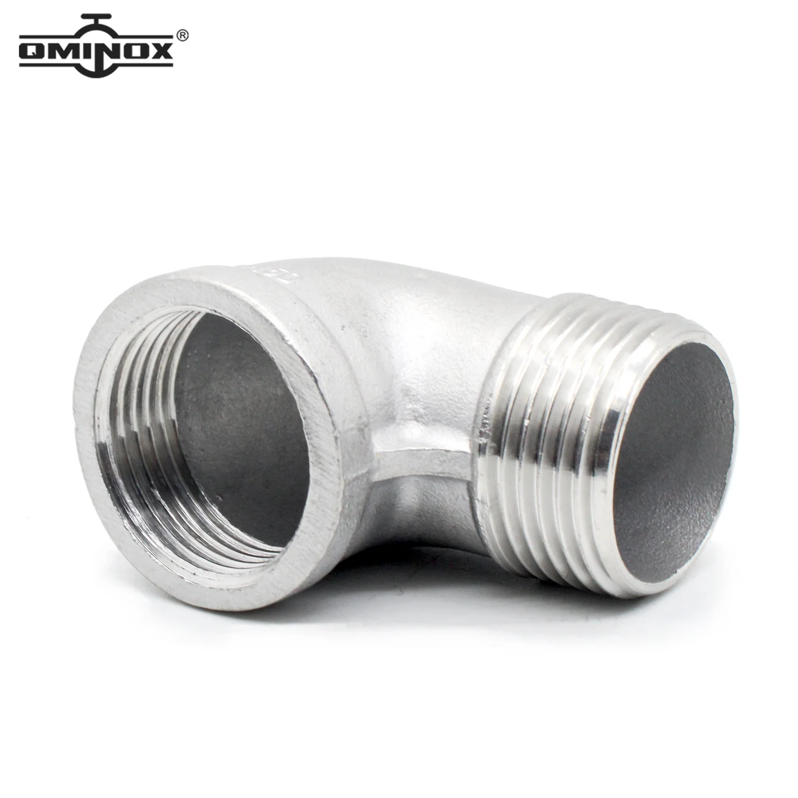 SS304 Female to Male Elbow Stainless Steel 90 Degree Elbows BSP Female Thread Elbows Male to Female Adaptor BSP Thread Fittings