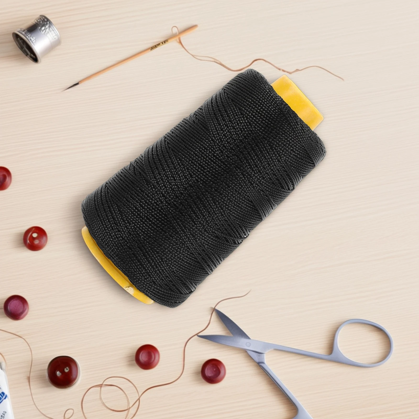 

Sewing Thread Strong Nylon Fade Resistant Smooth Finish Furniture Bags Bookbinding Repair Household Sewing Supply Diy