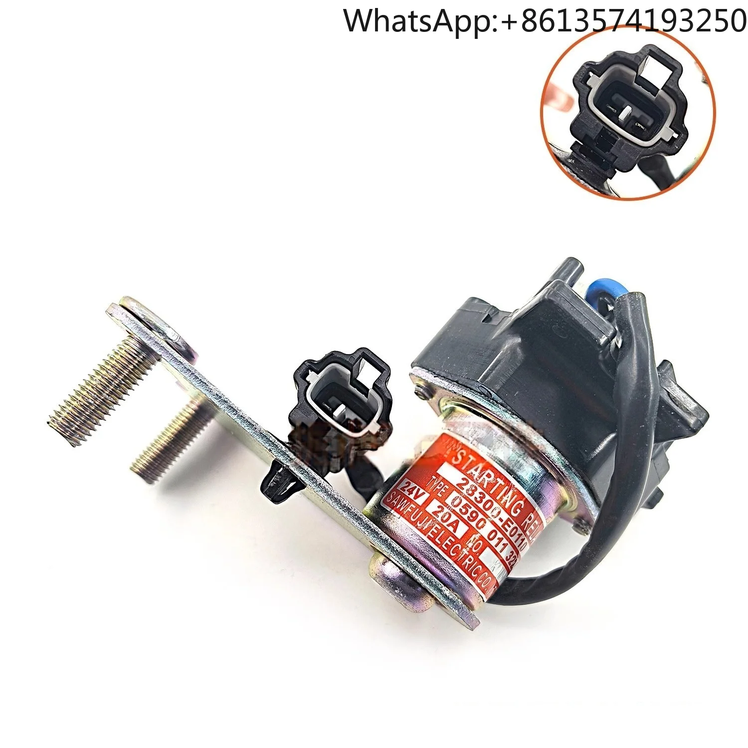 

Реле безопасности стартера двигателя экскаватора Kobelco SK200 210 250 260 350-8 J05E J08, оригинальная запчасть для тяжелой техники 28300-E0110