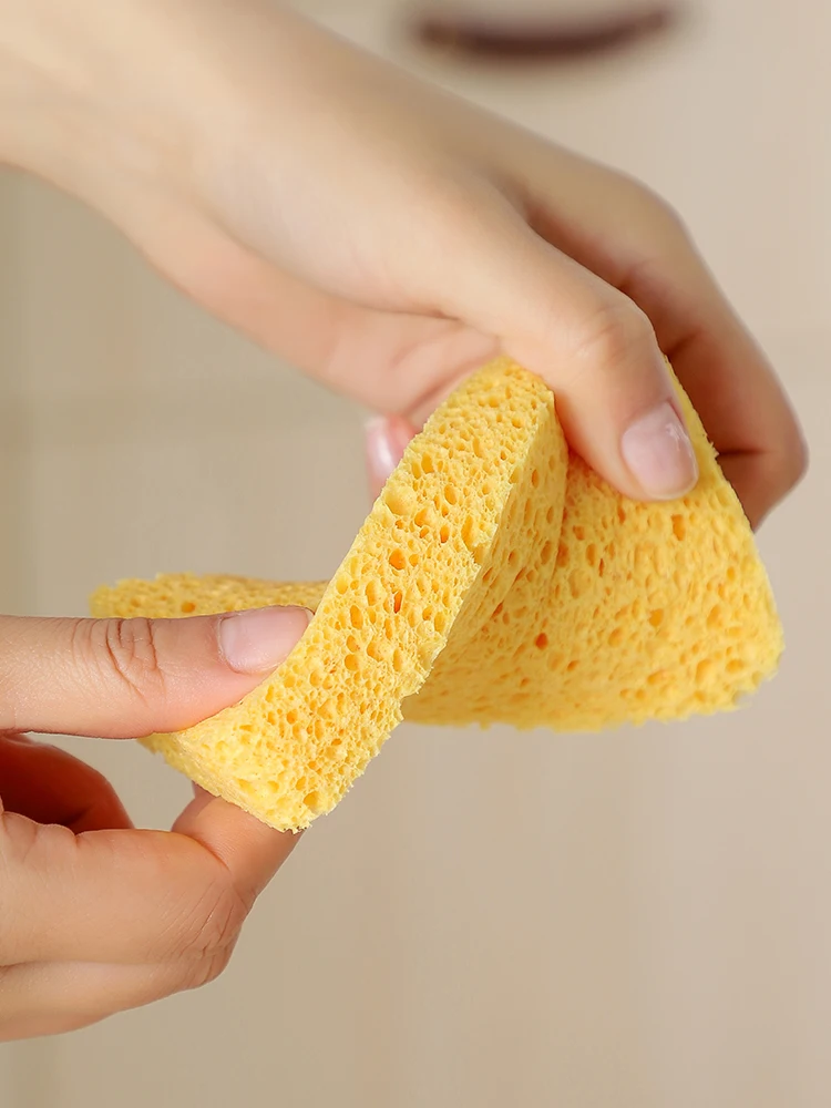 Cellulose Sponge Dishwashing Sponge Brush Bowl Artifact Cleaning Cloth Spong Mop Magic Bowl Tool Dishcloth Brush Bowl Sponge