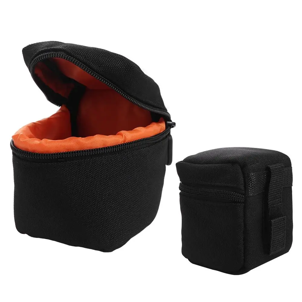 Lens Container Lens Protector Protective Pouch Case Camera Lens Pouch Camera Lens Bag Protective Case Lens Holder Case