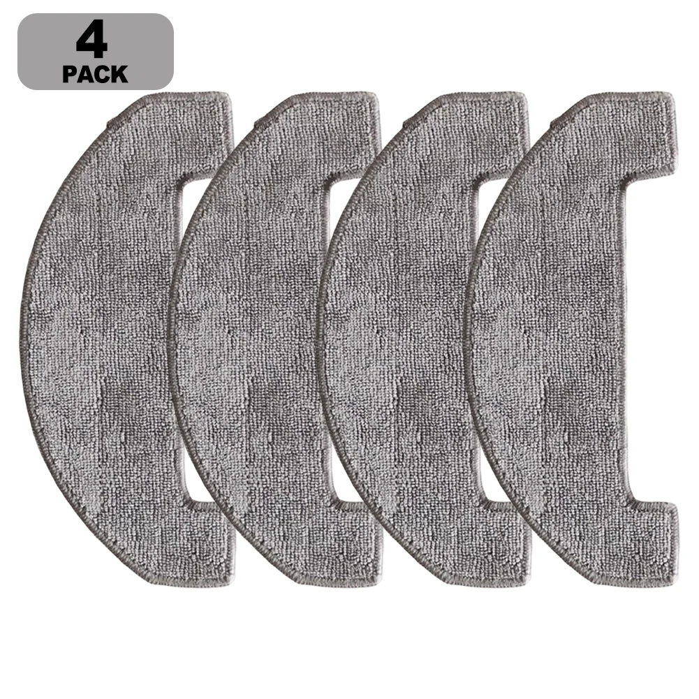 

For MONSGA MS1 MAX Robot Vacuum Mop Cloth Replacement 4 Pack Or 10 Pack Microfiber Cleaning Pad For Floor Washing