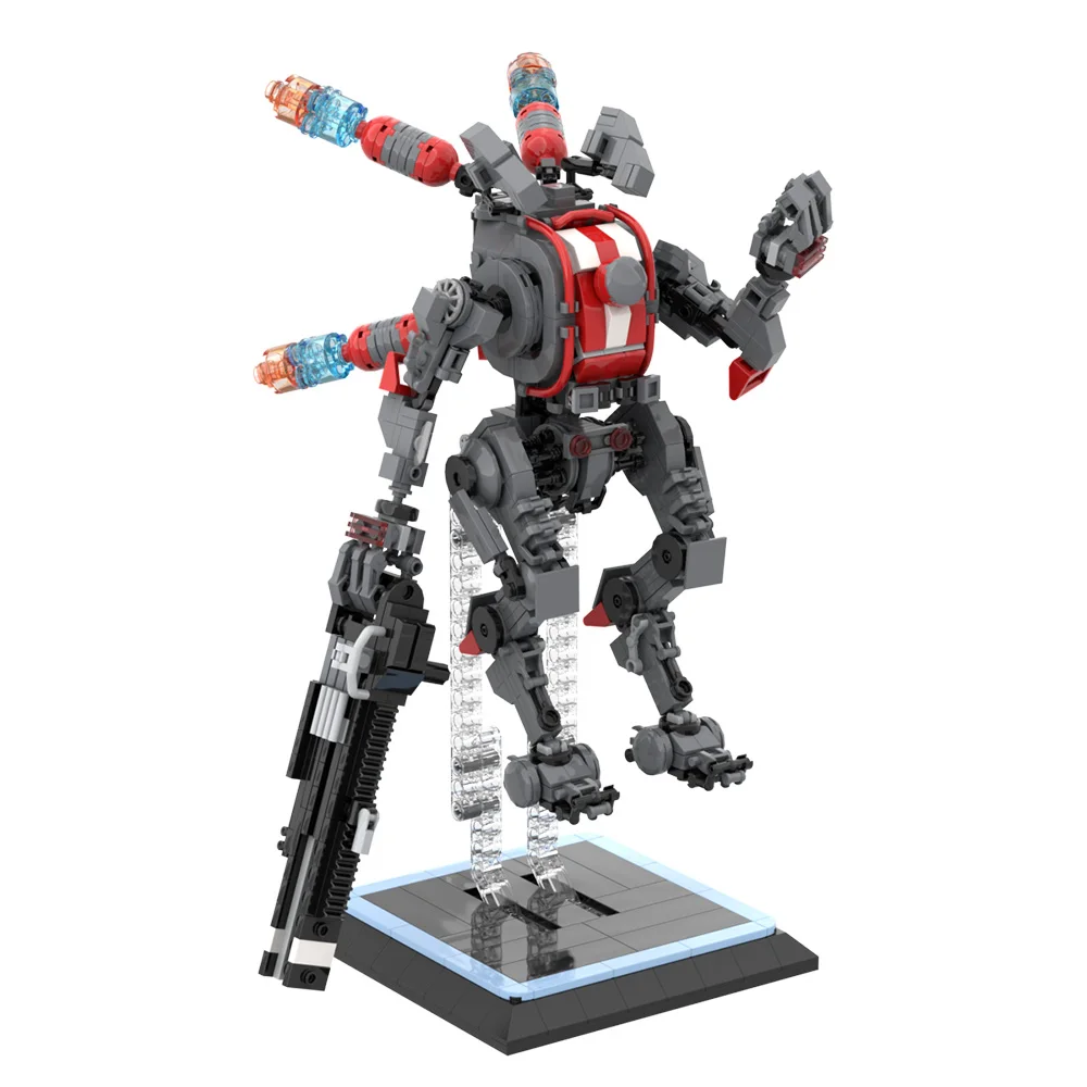 

Gobricks MOC Popular Games Titanfall 2 Mecha Building Blocks Model Viper's Titan Battle Robot DIY Bricks Assemble Toys Kids Gift
