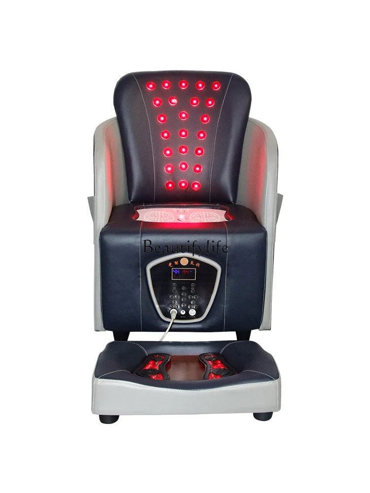 Luxury Moxibustion Cushion Household Wet and Dry Graphene Heating Moxibustion Chair Far Infrared Physiotherapy