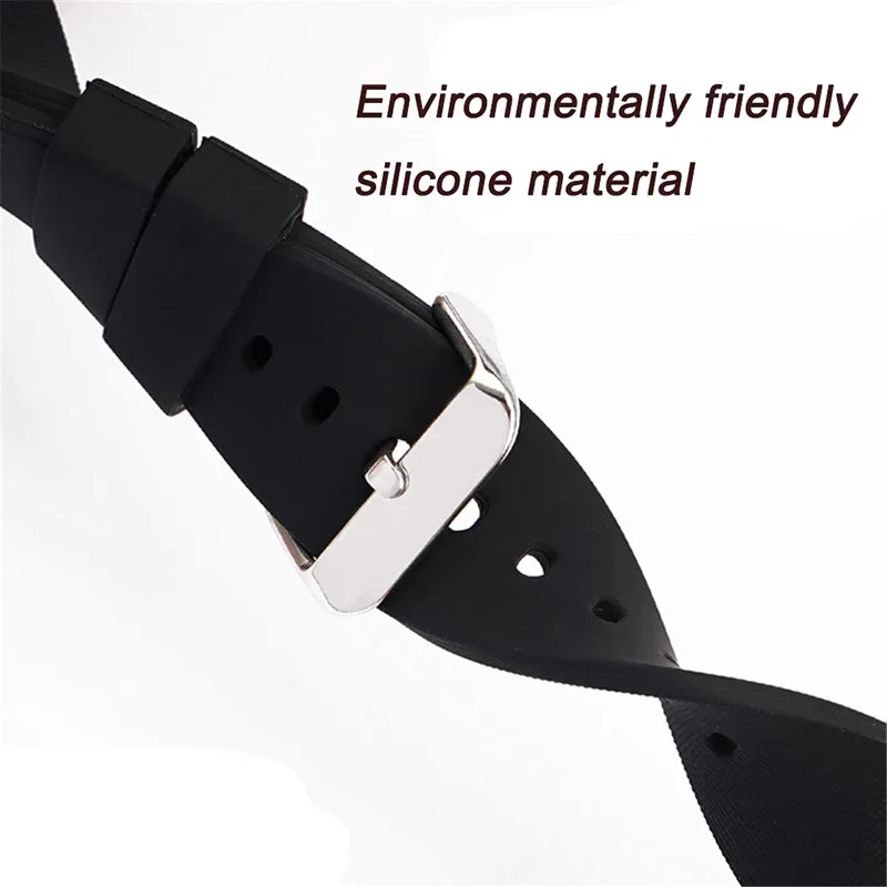 Quick Release Strap 12mm 14mm 16mm 18mm 20mm 22mm 24mm Silicone Watchbands Watch Accessories Belts Wrist Band Soft Rubber Straps