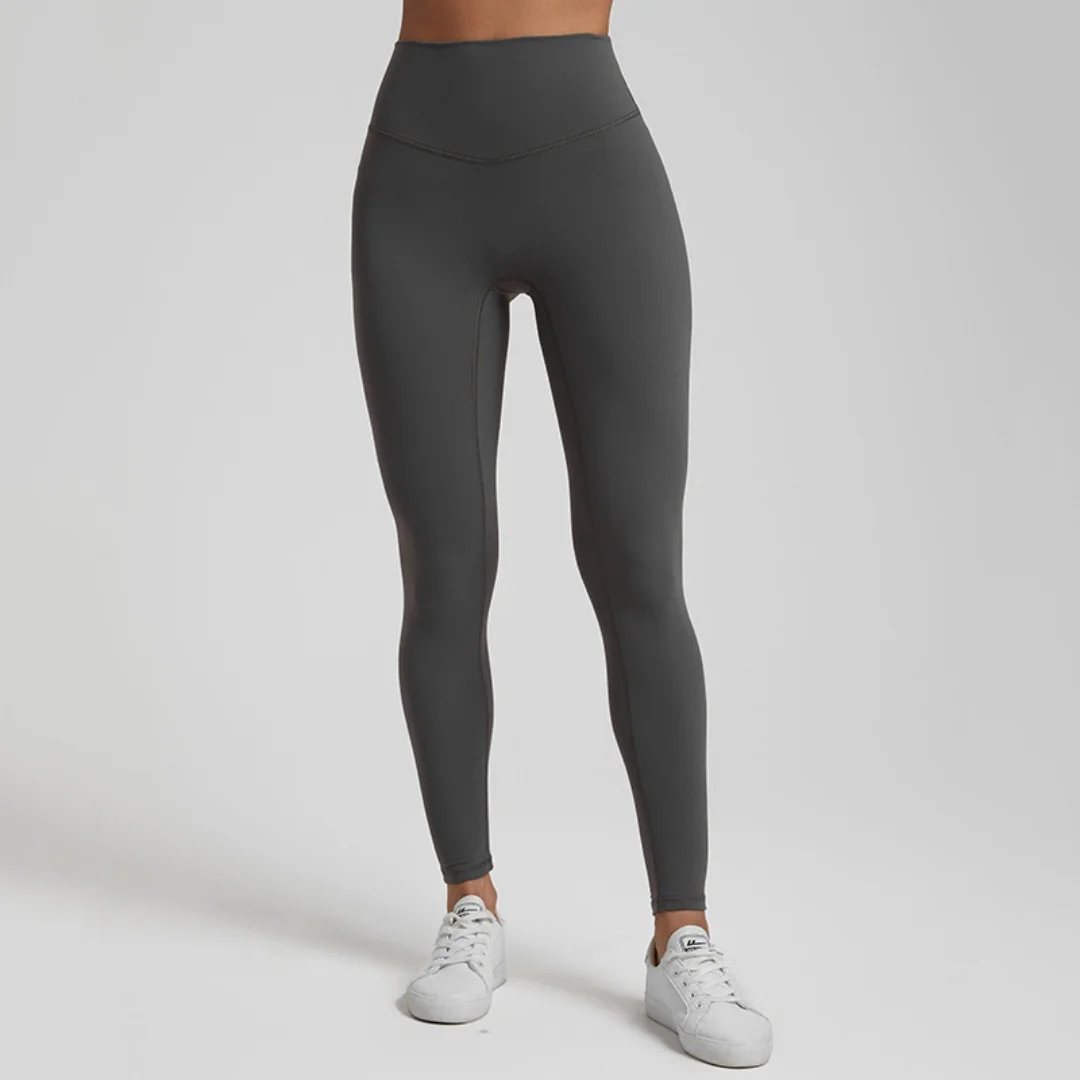Set da yoga per palestra morbido tinta unita Legging morbido ad alto impatto Reggiseno sportivo incrociato Tuta da donna Tuta da palestra Allenamento completo Atletico