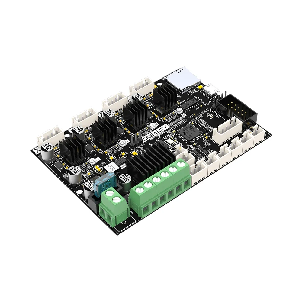 Creality nova chegada e3 free-run placa-mãe silenciosa atualização suporte necessário marlin & klipper firmware github código de código de código de código aberto