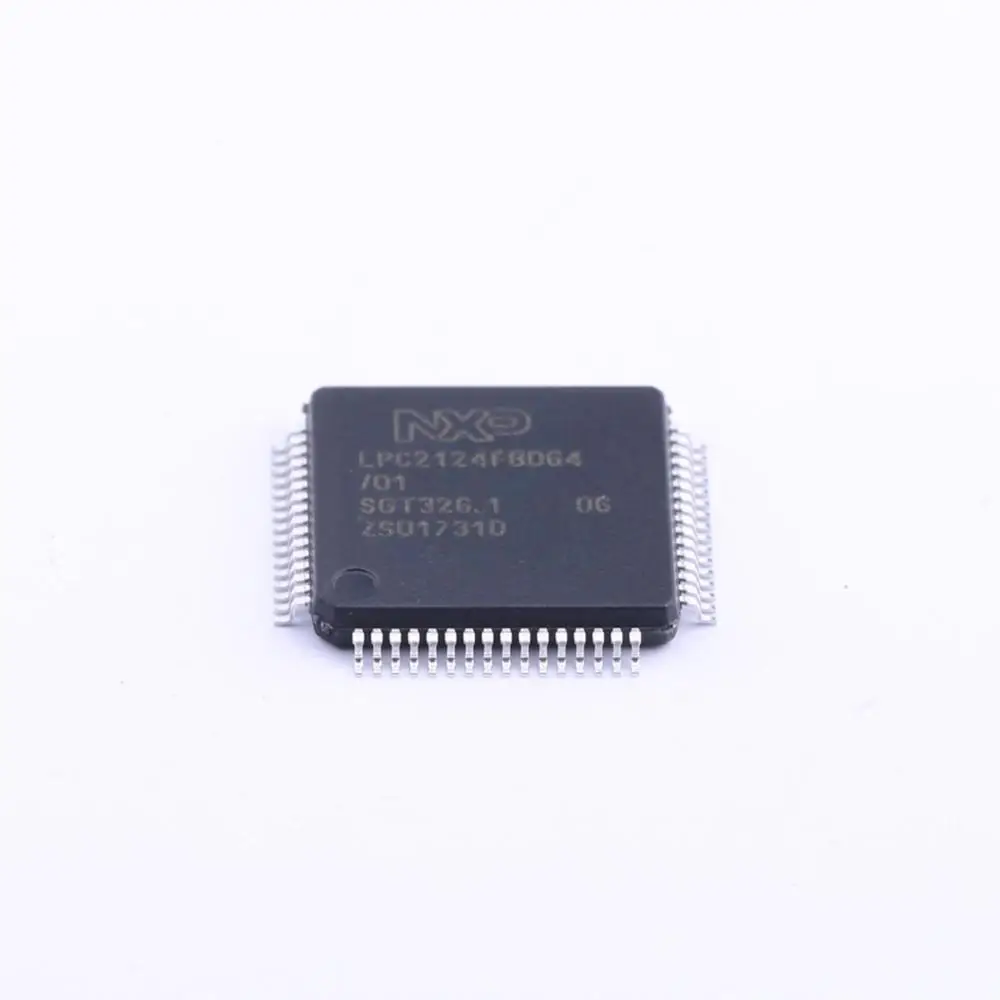 MCU 16-bit/32-bit LPC2000 ARM7TDMI-S RISC 256KB Flash 1.8V/3.3V 64-Pin LQFP Tray - Trays  LPC2124FBD64/01