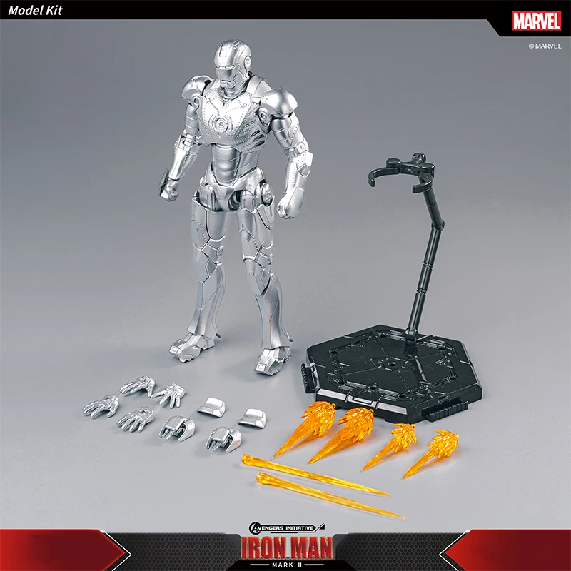 Fondjoy マーベルアイアンマン MK2 Fondjoy 組み立て玩具アイアンマンモデル 15 センチメートル ABS 素材 1/12 スケールアクションフィギュア玩具少年の誕生日ギフト