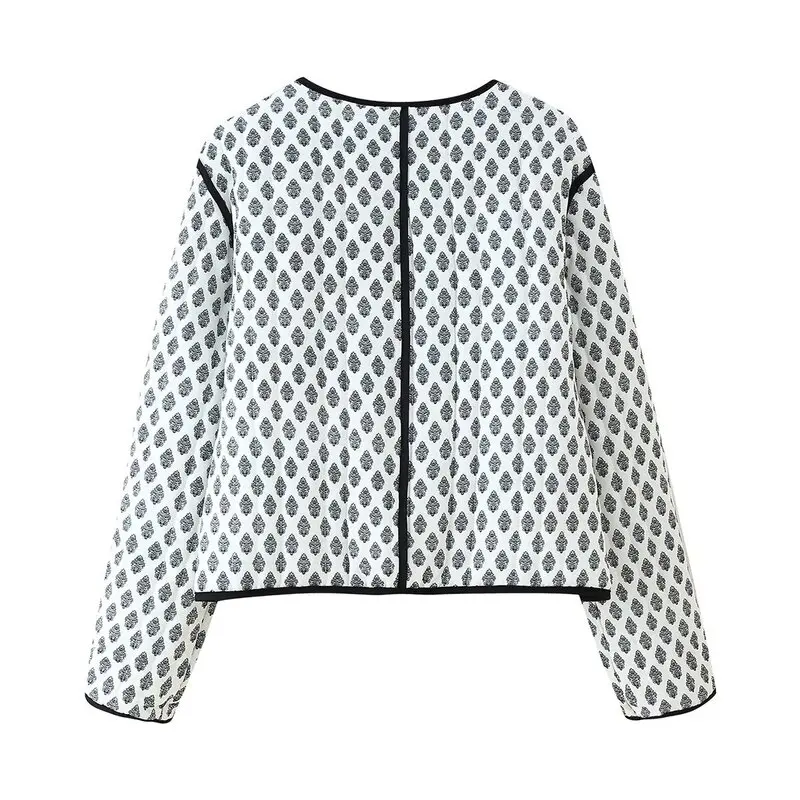

2025 Summer New Women's Long Sve Versatile Outerwear Design Sense Quilted Jaet Commute Sle Straight Cut Other Material
