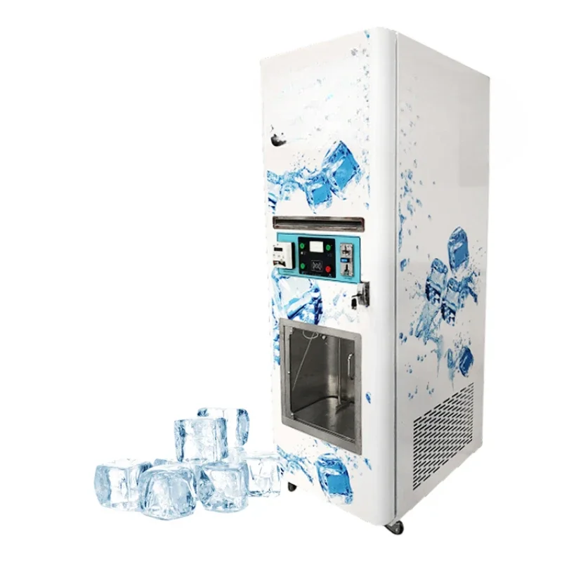 Factory supplies 24-hour self-service ice machines for bulk and bagging