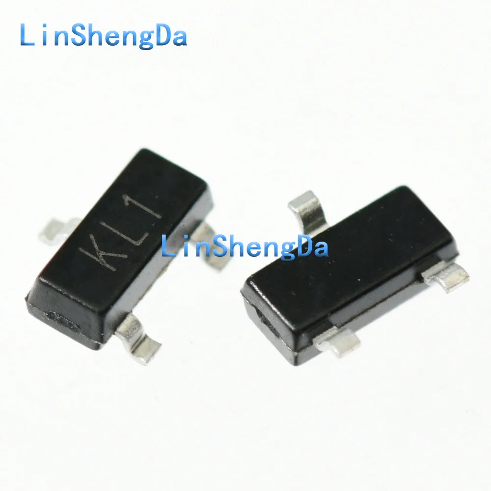 Surface mounted Schottky transistor BAT54 screen printed KL1 SOT-23 200MA/30V KL1 KLI