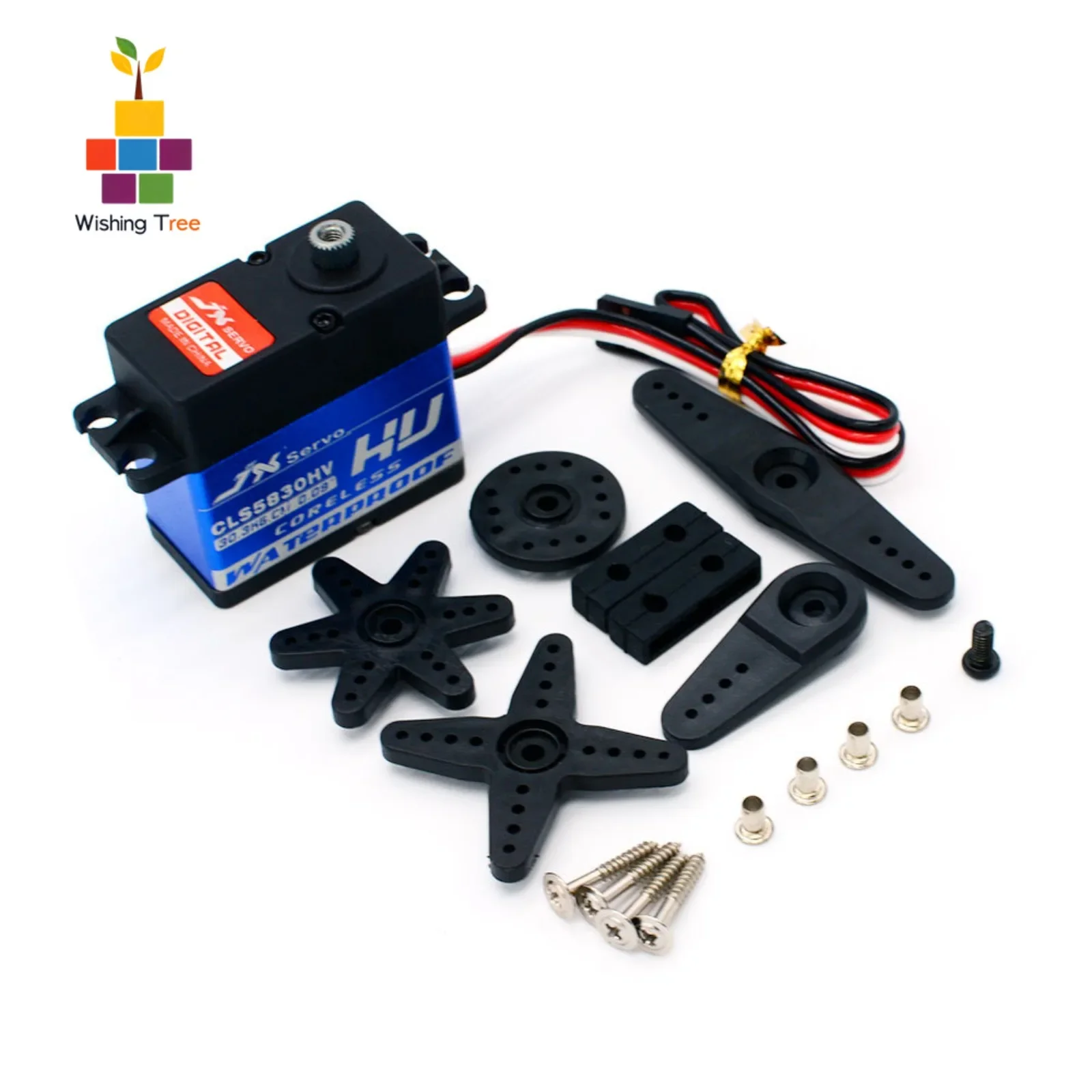 

JX CLS5830HV 30KG High Voltage Digital Servo Metal Gear Waterproof Coreless Motor for RC Models
