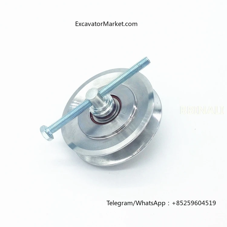 For Hitachi Zx Air Conditioner Pulley Tensioner Slot B Adjusting Wheel Excavator Accessories 1 Excavator Accessories