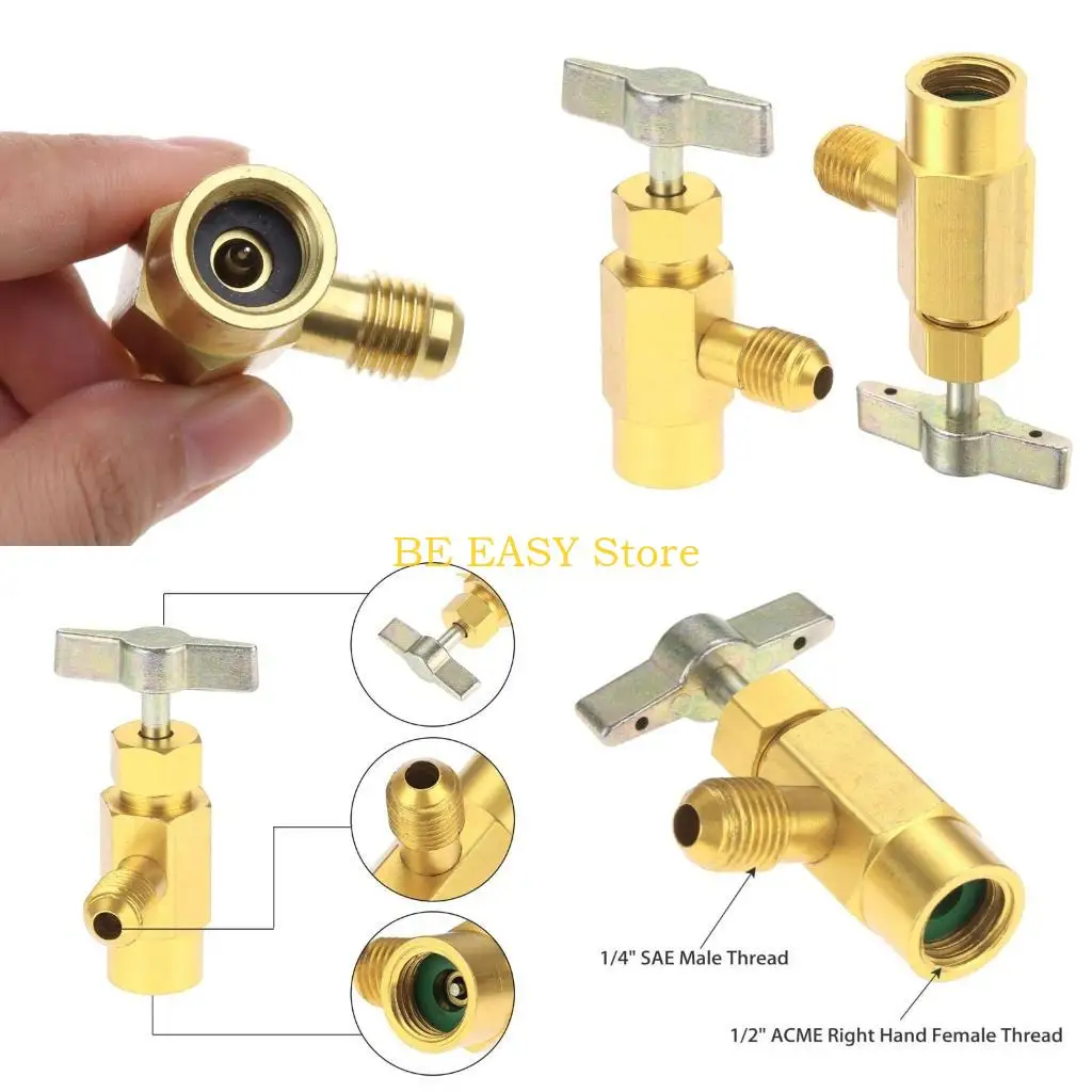 

E28F R134A Самоуплотняющийся дозатор для банок R134A для клапана Открывалка для бутылок Легко использовать
