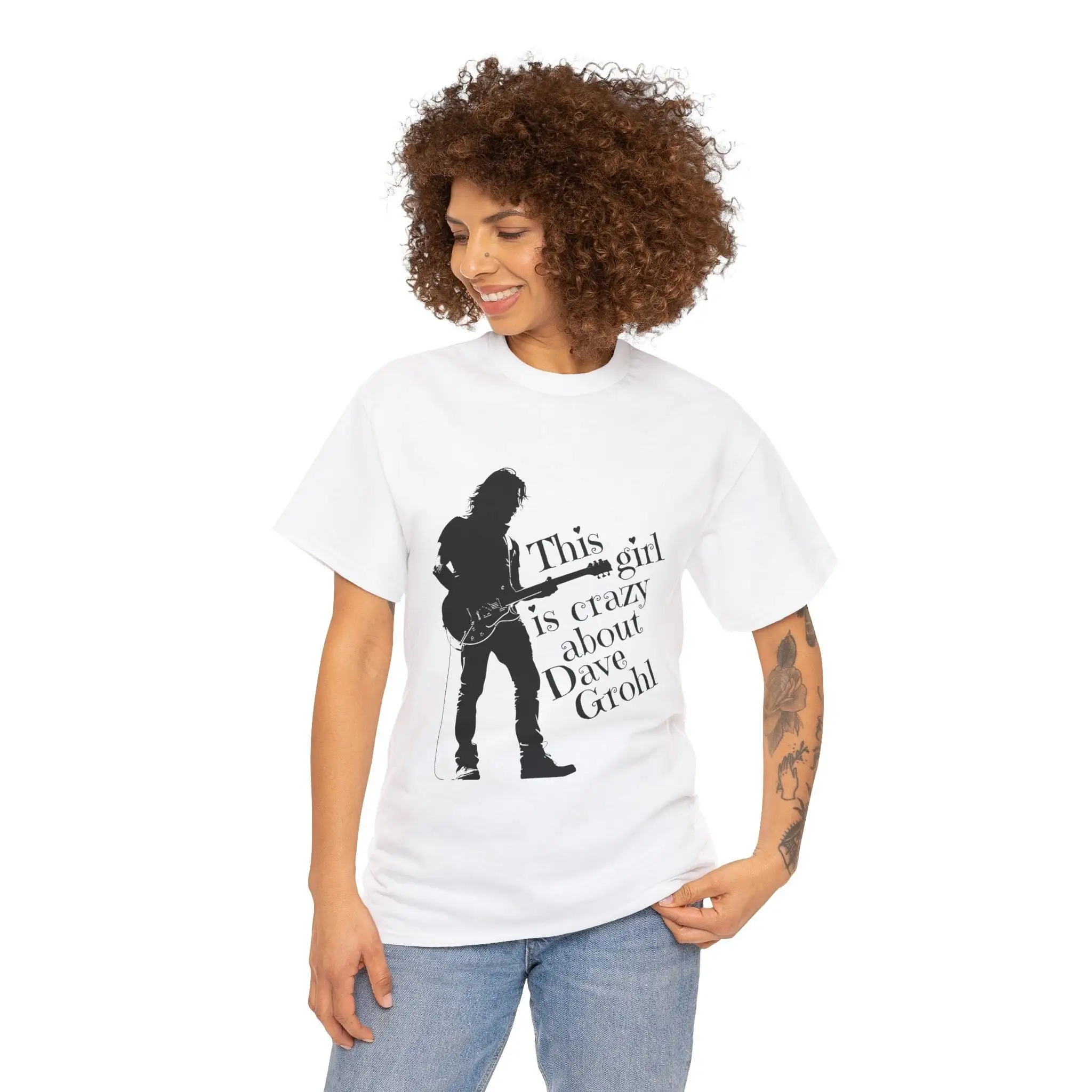 Dave Grohl T Shirt Silhouette This girl is crazy about Fandom Merch Concert outfit Foo Fam Fan Club